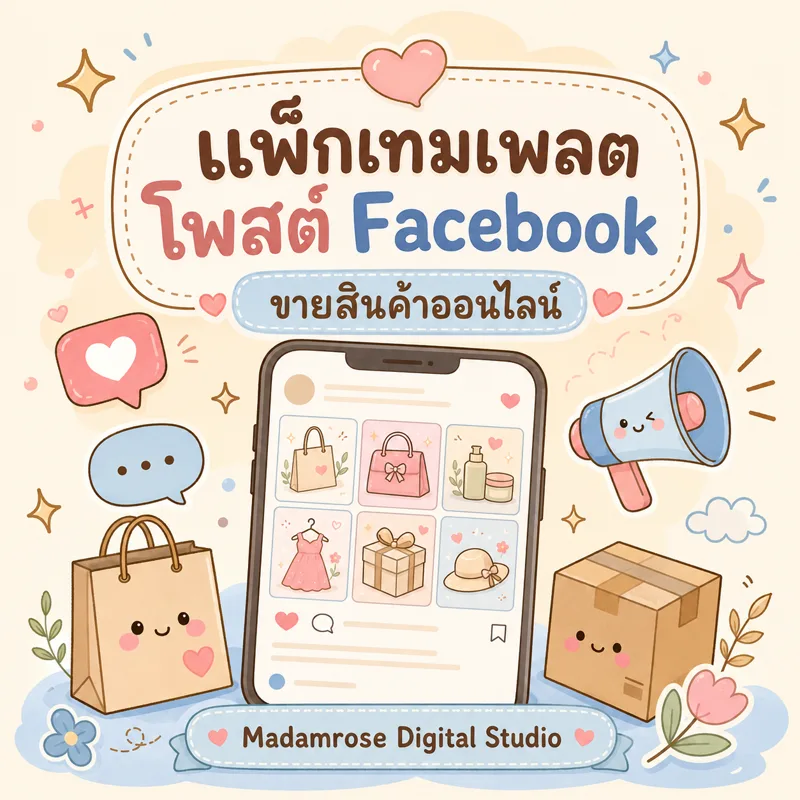 ปกแพ็กเทมเพลตโพสต์ Facebook สายไลฟ์สไตล์